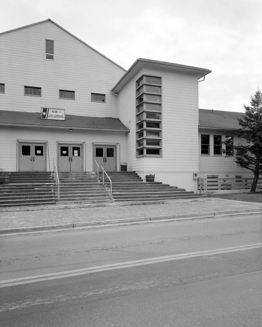 Historic Photo : Kodiak Naval Operating Base, Gymnasium, U.S. Coast Guard Station, Kodiak, Kodiak Island Borough, AK 20 Photograph