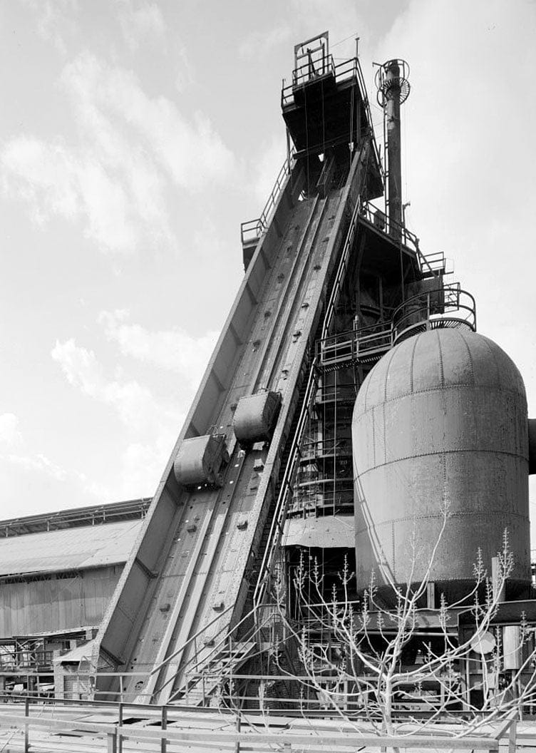 Historic Photo : Sloss-Sheffield Steel & Iron, First Avenue North Viaduct at Thirty-second Street, Birmingham, Jefferson County, AL 91 Photograph