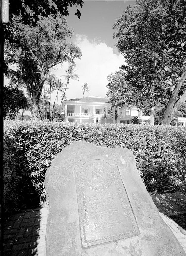 Historic Photo : Washington Place, 320 South Beretania Street, Honolulu, Honolulu County, HI 47 Photograph