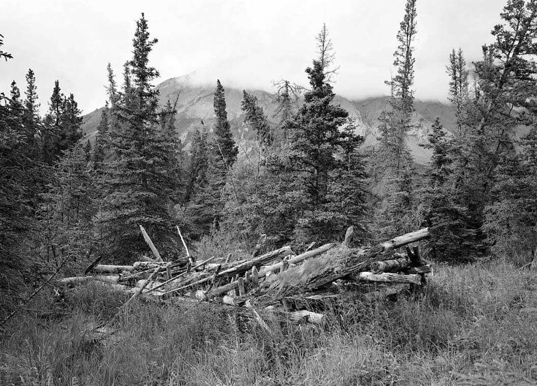 Historic Photo : Iditarod Trail Shelter Cabins, Rhon River Shelter Cabin, Nikolai, Yukon-Koyukuk Census Area, AK 5 Photograph