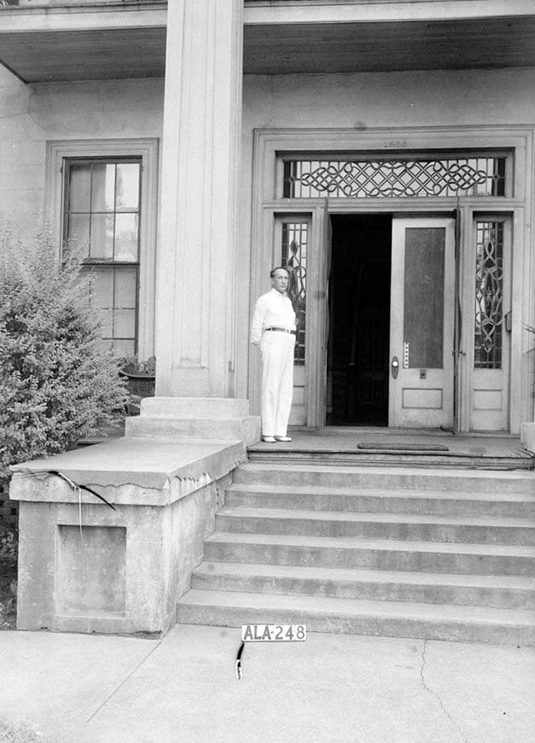 Historic Photo : Thomas Prince House, University Boulevard, Tuscaloosa, Tuscaloosa County, AL 8 Photograph