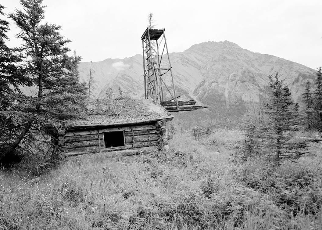 Historic Photo : Iditarod Trail Shelter Cabins, Rhon River Shelter Cabin, Nikolai, Yukon-Koyukuk Census Area, AK 4 Photograph
