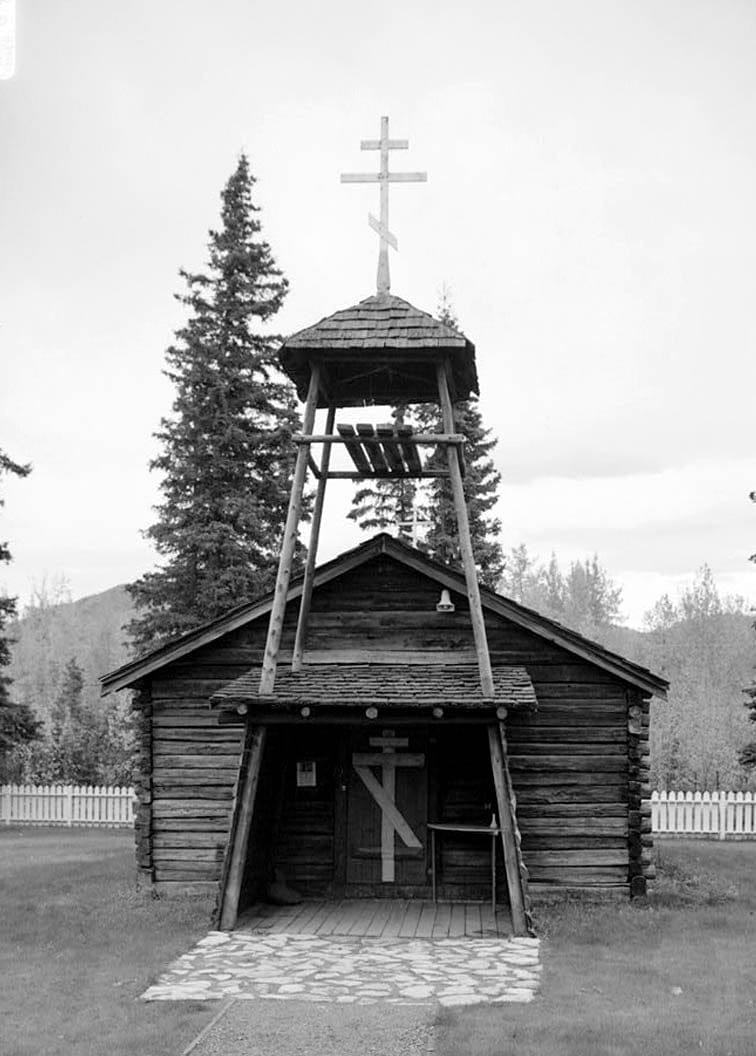 Historic Photo : St. Nicholas Russian Orthodox Churches, Old Church, Eklutna, Anchorage, AK 7 Photograph