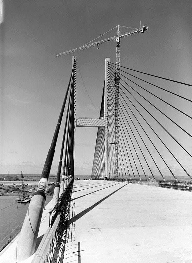 Historic Photo : Sidney Lanier Bridge, Spanning Brunswick River, Brunswick, Glynn County, GA 14 Photograph