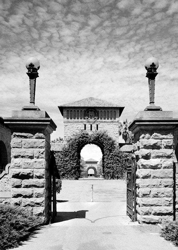 Historic Photo : Stanford University Quadrangle, Stanford University Campus, Stanford, Santa Clara County, CA 18 Photograph