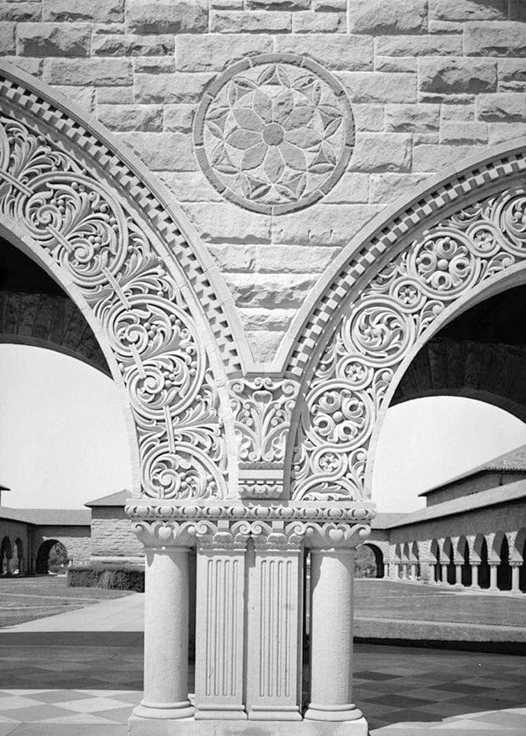 Historic Photo : Stanford University Quadrangle, Stanford University Campus, Stanford, Santa Clara County, CA 19 Photograph