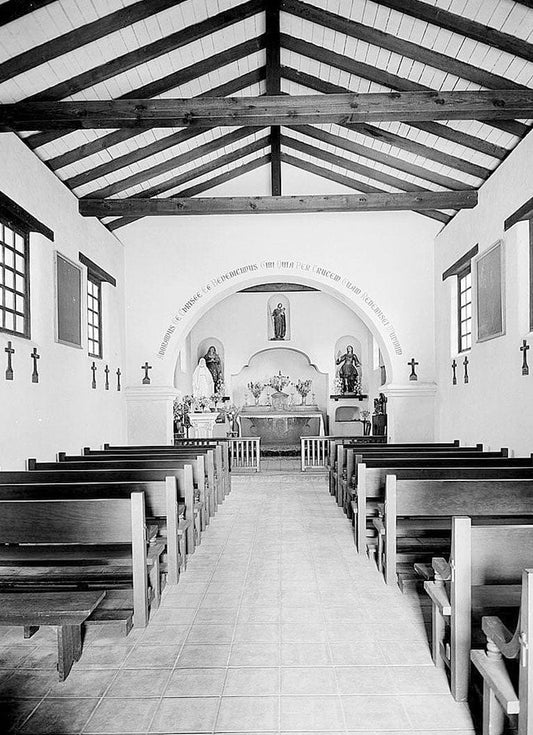 Historic Photo : Mission Santa Cruz, Emmet & School Streets, Santa Cruz, Santa Cruz County, CA 3 Photograph