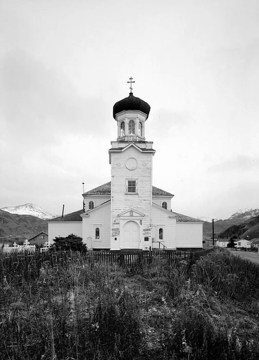 Historic Photo : Holy Ascension Russian Orthodox Church, Unalaska Island, Unalaska, Aleutian Islands, AK 16 Photograph