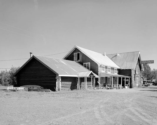 Historic Photo : Gakona Lodge & Trading Post, Mile 205, Glenn Highway, Gakona, Valdez-Cordova Census Area, AK 2 Photograph