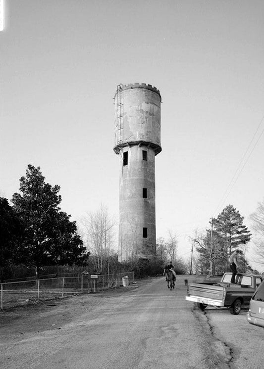 Historic Photo : Marvel Water Tower, Bibb County Road 10, Marvel, Bibb County, AL 2 Photograph