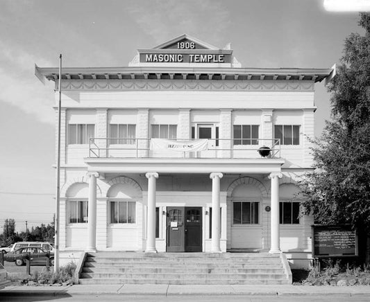 Historic Photo : Masonic Temple, 809 First Avenue, Fairbanks, Fairbanks North Star Borough, AK 2 Photograph