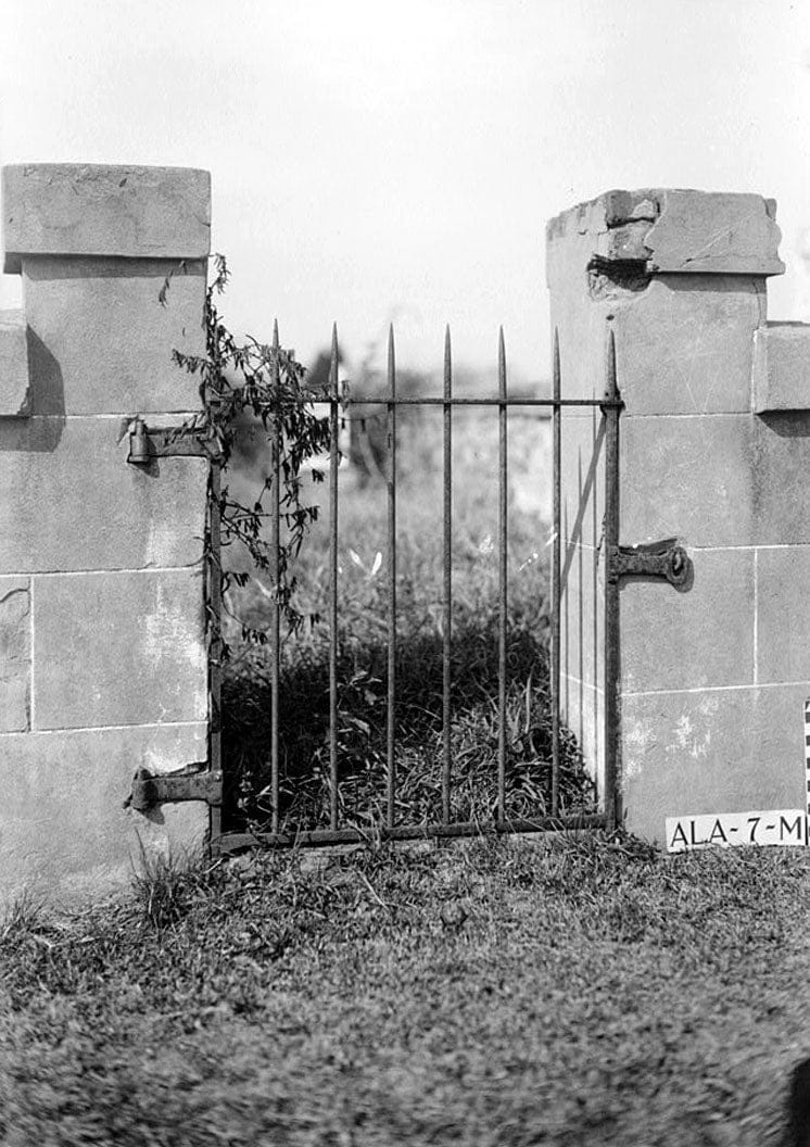 Historic Photo : Magnolia Cemetery (Ironwork), Virginia Street, Mobile, Mobile County, AL 14 Photograph