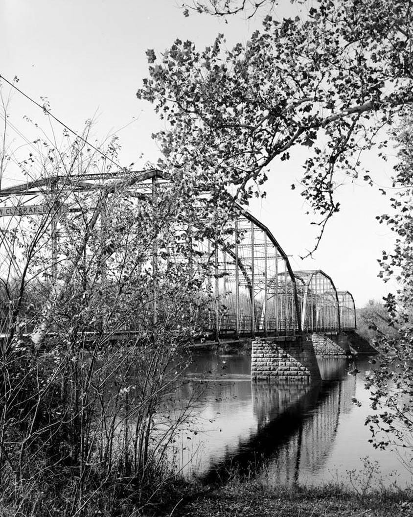 Historic Photo : Sutliff's Ferry Bridge, Spanning Cedar River (Cedar Township), Solon, Johnson County, IA 30 Photograph