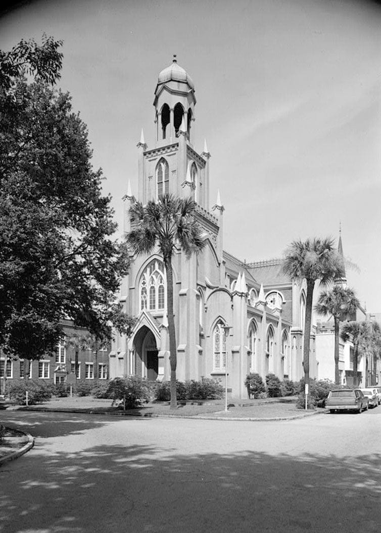 Historic Photo : Mickve Israel Synagogue, 428 Bull Street, Savannah, Chatham County, GA 4 Photograph