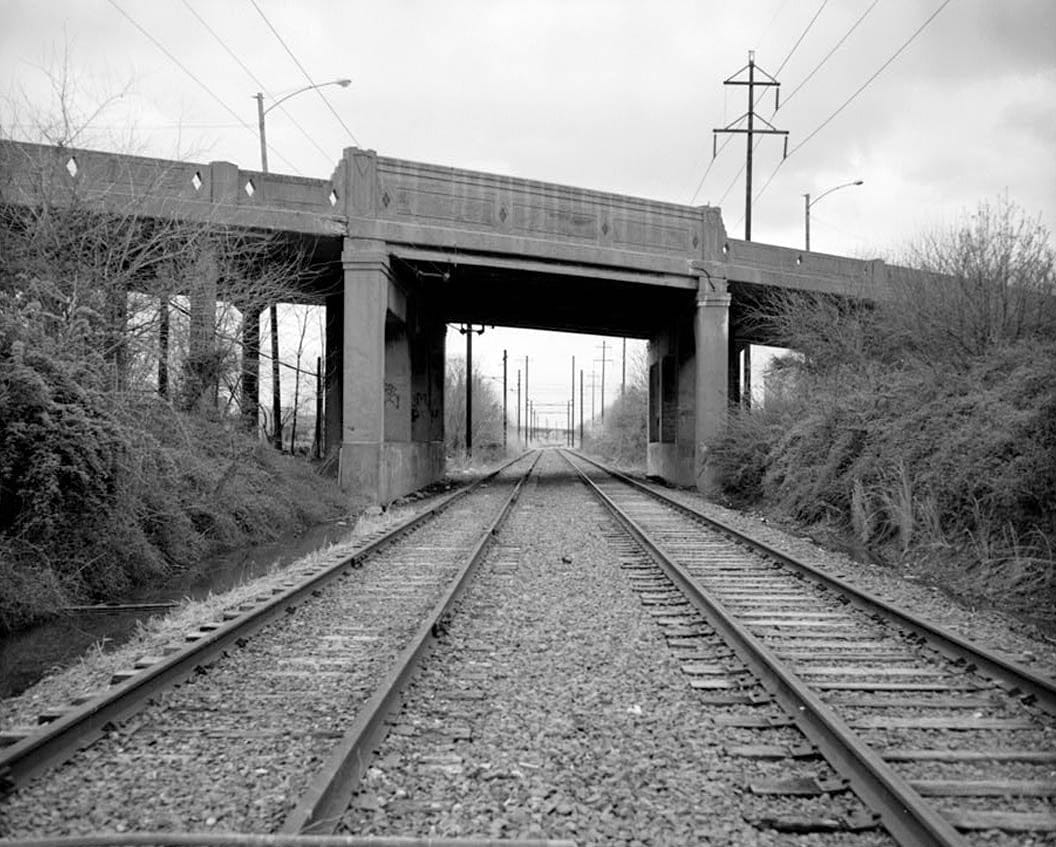 Historic Photo : Heald Street Bridge, Spanning Conrail Railroad on South Heald Street (U.S. Route 13), Wilmington, New Castle County, DE 9 Photograph