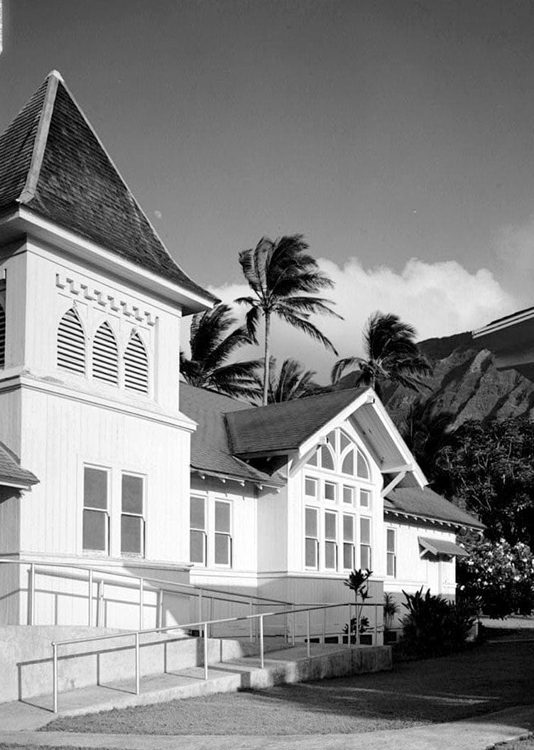 Historic Photo : Kanaana Hou Calvinist Church, Moloka'i Island, Kalaupapa, Kalawao County, HI 7 Photograph