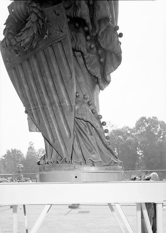 Historic Photo : U.S. Capitol, Statue of Freedom, Intersection of North, South, & East Capitol Streets & Capitol Mall, Washington, District of Columbia, DC 16 Photograph