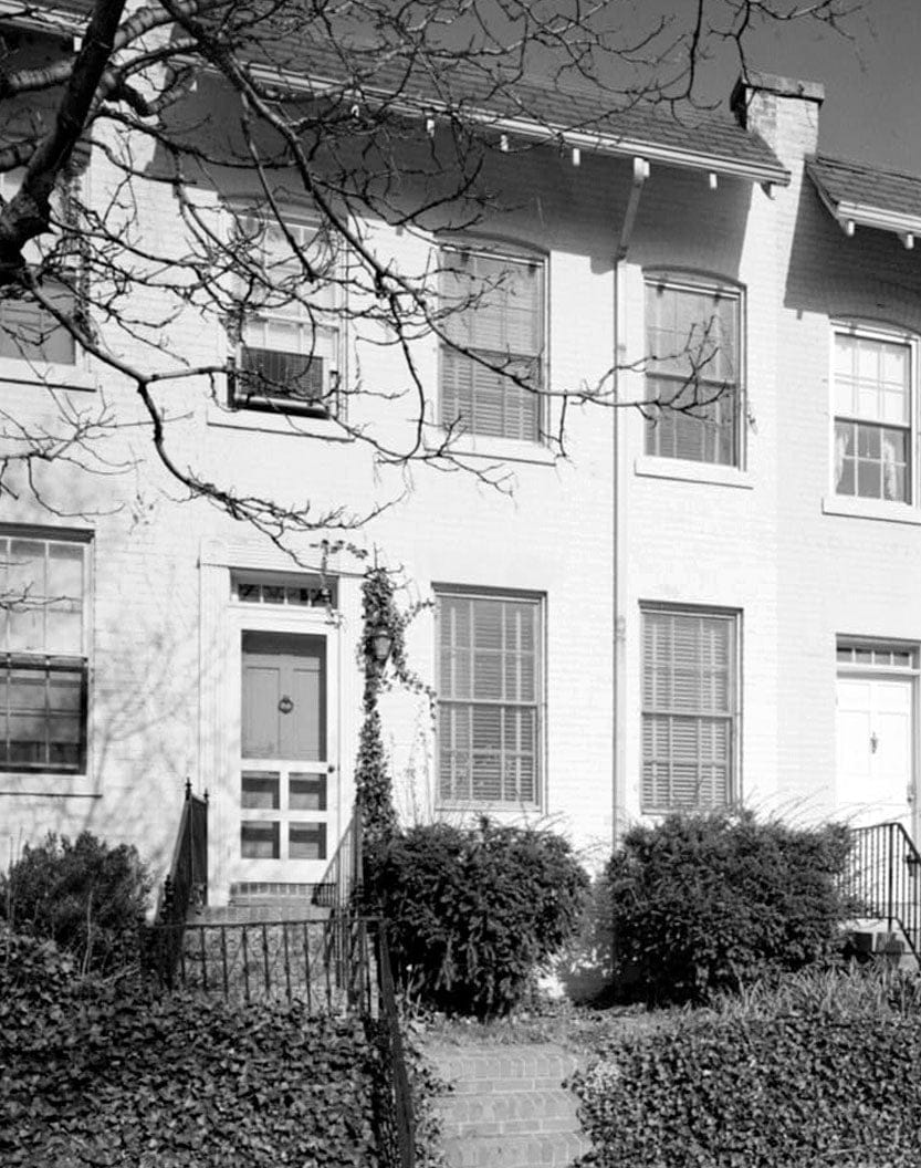 Historic Photo : Zepp Row House, 1407 Thirty-seventh Street Northwest, Washington, District of Columbia, DC 2 Photograph