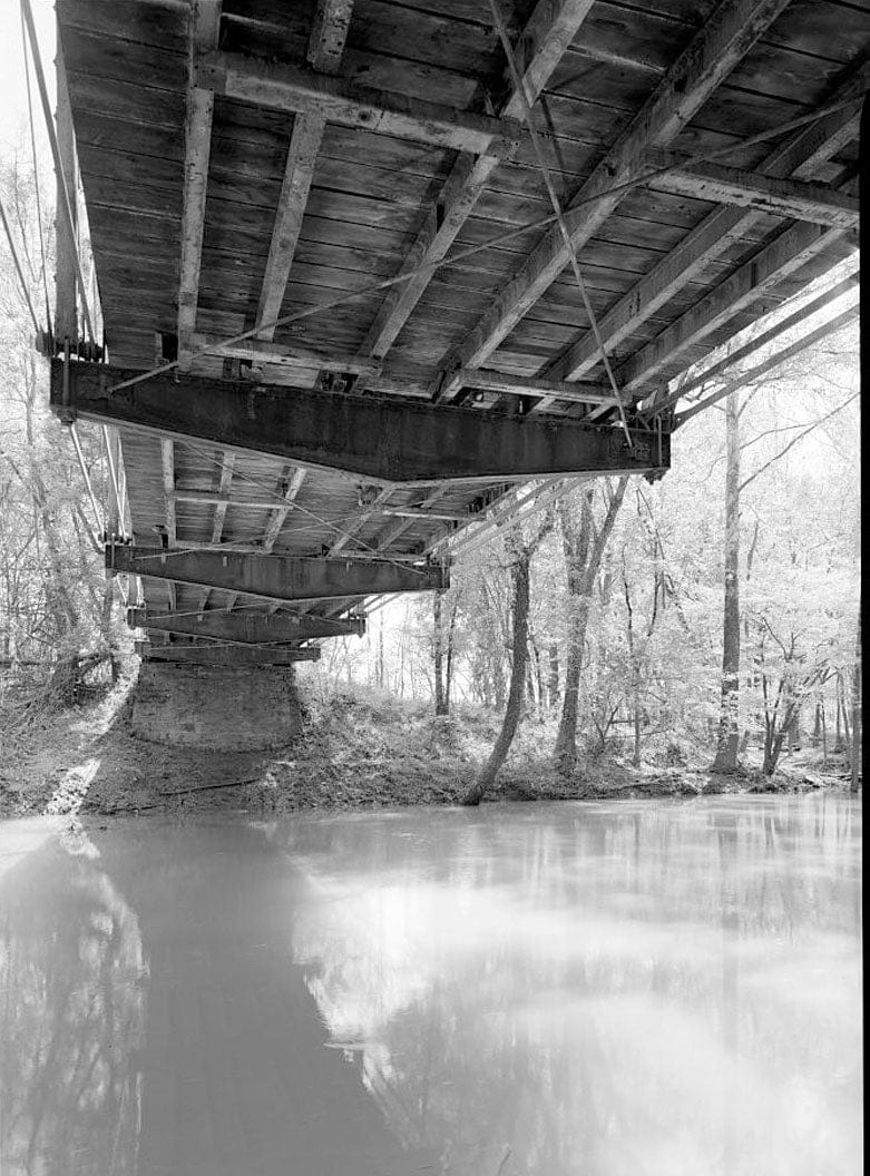 Historic Photo : Fryer's Ford Bridge, Spanning East Fork of Point Remove Creek at Fryer Bridge Road (CR 67), Solgohachia, Conway County, AR 8 Photograph