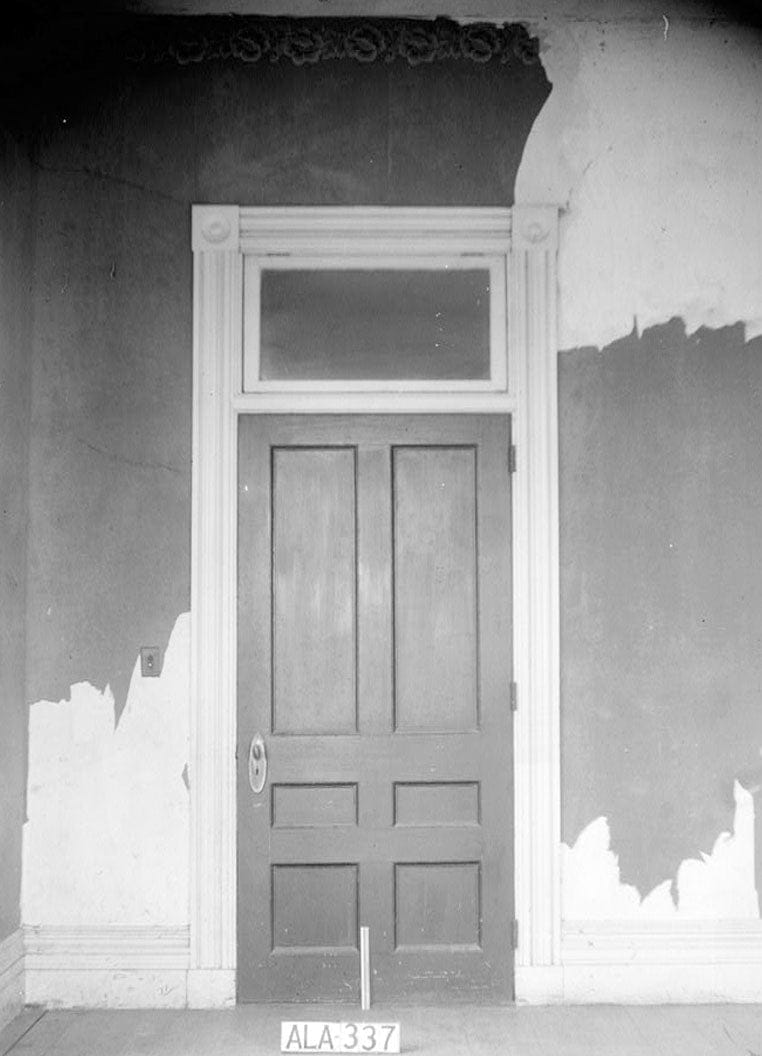 Historic Photo : Cunningham Plantation, Old Memphis Road (Gaines Trace Road), Cherokee, Colbert County, AL 21 Photograph