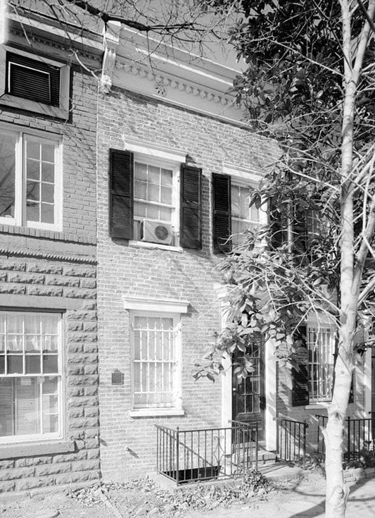 Historic Photo : Wheatley Row House, 1018 Twenty-ninth Street Northwest, Washington, District of Columbia, DC 6 Photograph