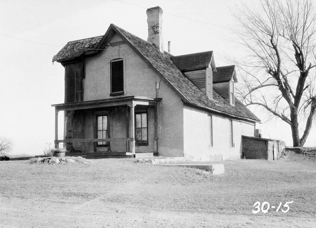 Historic Photo : Barlow Granger House, Pioneer Park, Des Moines, Polk County, IA 5 Photograph