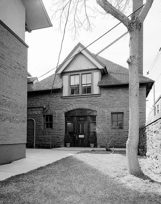 Historic Photo : George Schleier Carriage House, 1655 Grant Street, Denver, Denver County, CO 1 Photograph