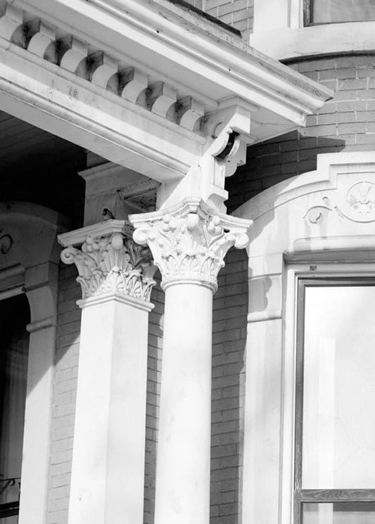 Historic Photo : J. Monroe Parker House, Main & Twelfth Streets, Davenport, Scott County, IA 14 Photograph
