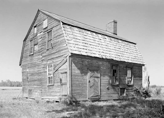 Historic Photo : White Meadow Farm, State Roads 290 & 262 (moved to Lewes, DE), Cool Spring, Sussex County, DE 5 Photograph