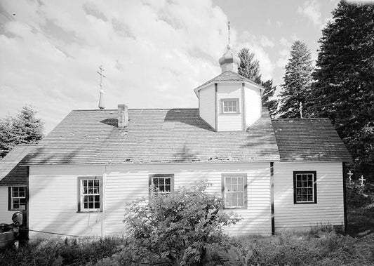Historic Photo : Nativity of Our Lord Russian Orthodox Church, Spruce Island, Ouzinkie, Kodiak Island Borough, AK 7 Photograph