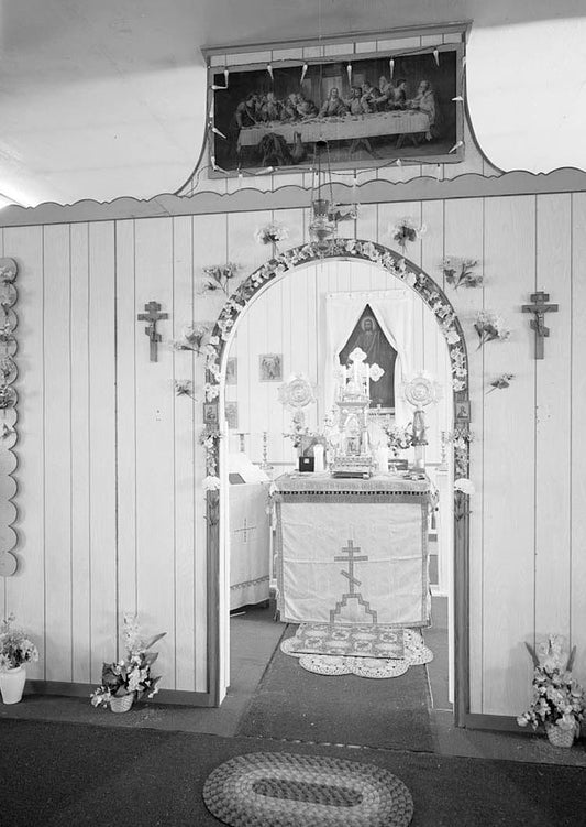 Historic Photo : St. Jacob Russian Orthodox Church, Napaskiak, Bethel Census Area, AK 6 Photograph