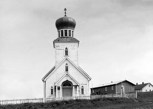 Historic Photo : Saint George Russian Orthodox Church, St. George Island, Pribilof Islands, Saint George, Aleutians West Census Area, AK 5 Photograph