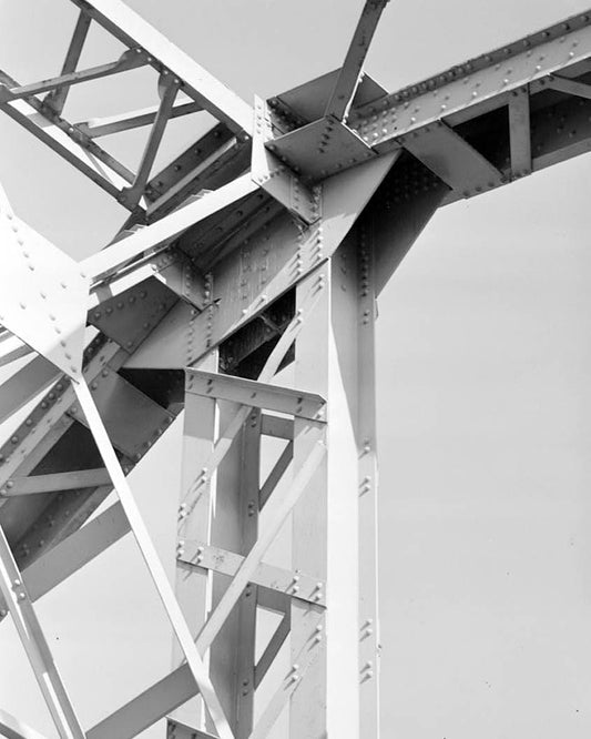 Historic Photo : MacArthur Bridge, Spanning Mississippi River on Highway 34 between IA & IL, Burlington, Des Moines County, IA 54 Photograph