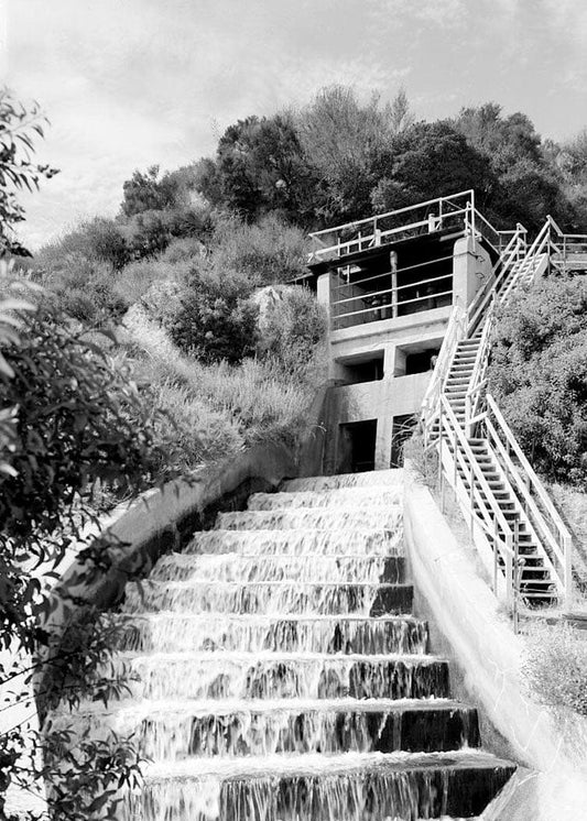 Historic Photo : Los Angeles Aqueduct, Cascades Structures, Los Angeles, Los Angeles County, CA 3 Photograph