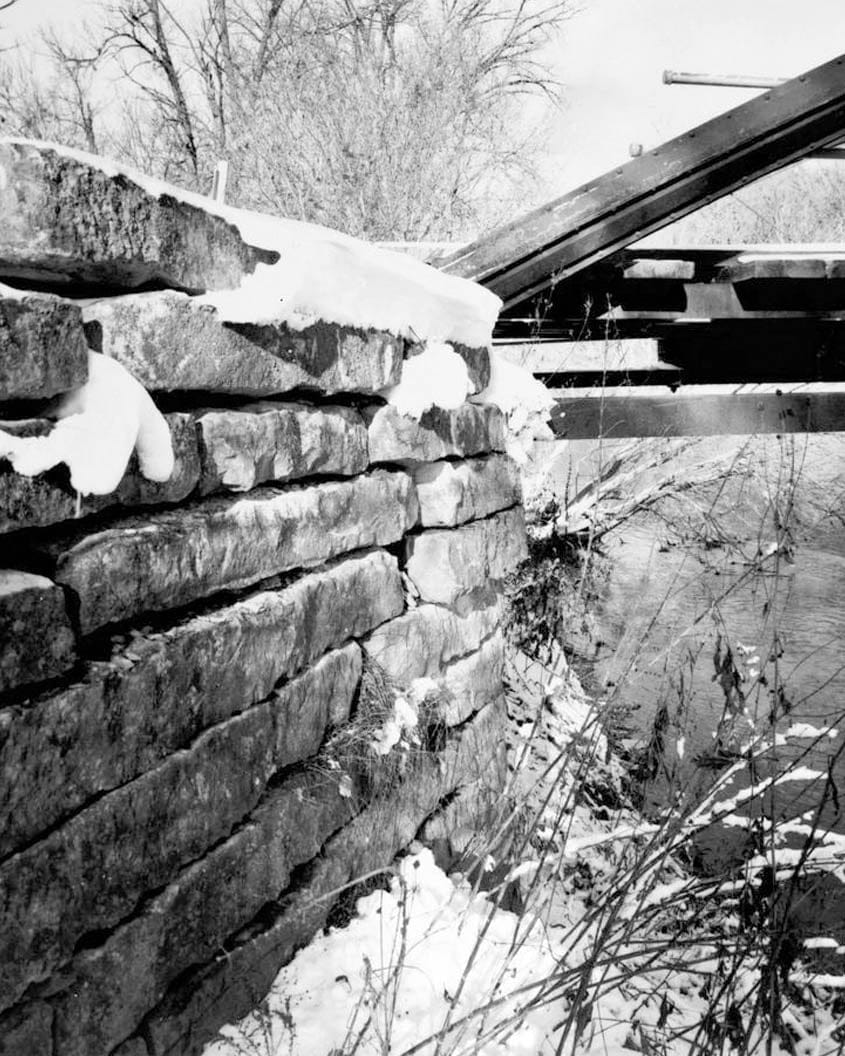 Historic Photo : Lower Plymouth Rock Bridge, Spanning Upper Iowa River, Kendallville, Winneshiek County, IA 25 Photograph