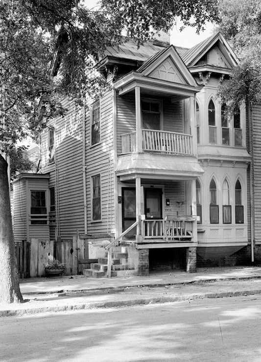 Historic Photo : Savannah Victorian Historic District, 107 West Duffy Street (House), Savannah, Chatham County, GA 7 Photograph