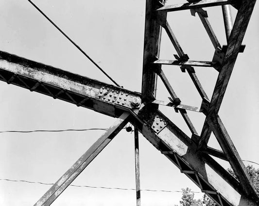Historic Photo : Traer Street Bridge, Spanning Shell Rock River at Traer Street, Greene, Butler County, IA 4 Photograph