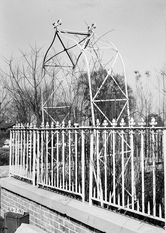 Historic Photo : Magnolia Cemetery (Ironwork), Virginia Street, Mobile, Mobile County, AL 15 Photograph