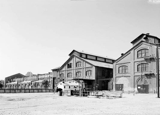 Historic Photo : Southern Pacific, Sacramento Shops, 111 I Street, Sacramento, Sacramento County, CA 1 Photograph