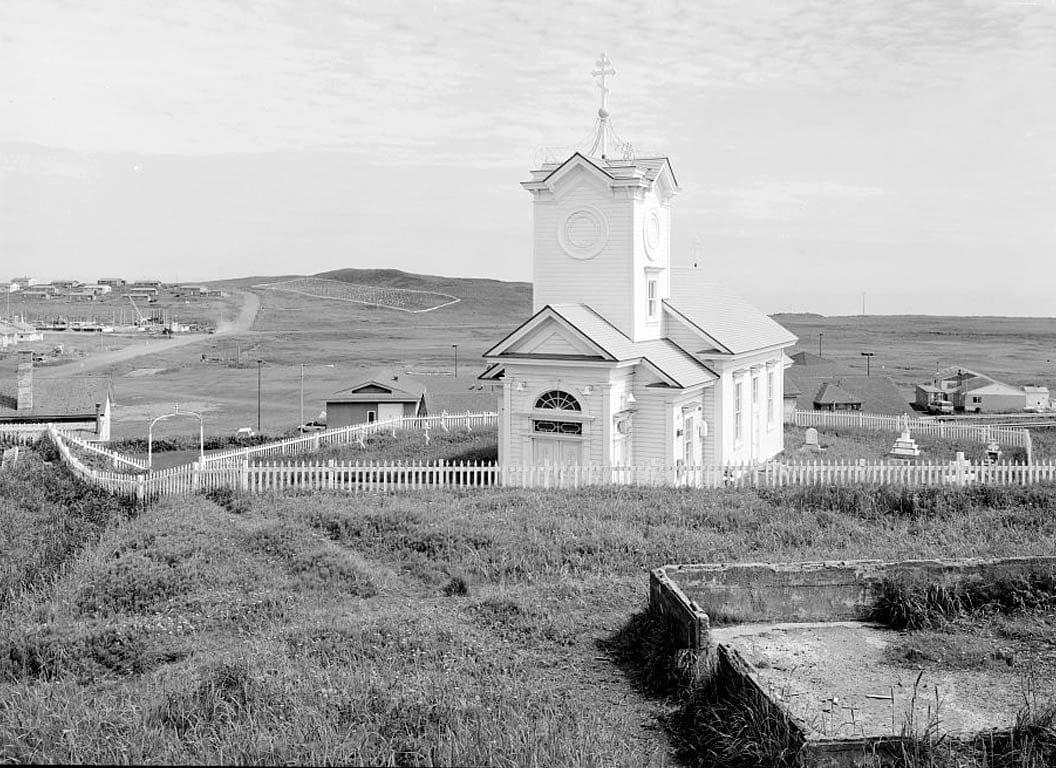 Historic Photo : Saints Peter & Paul Russian Orthodox Church, Church Street, Saint Paul, Aleutians West Census Area, AK 13 Photograph