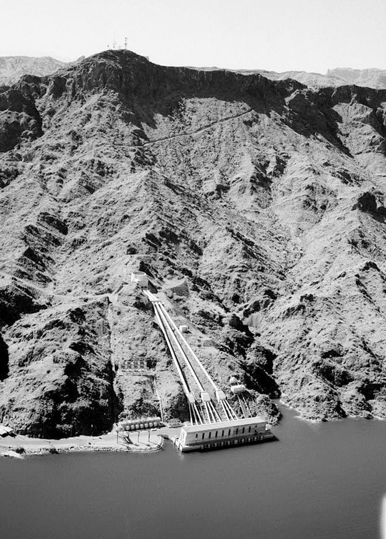 Historic Photo : Whitsett Pump Plant, West side of Colorado River, north of Parker Dam, Parker Dam, San Bernardino County, CA 9 Photograph