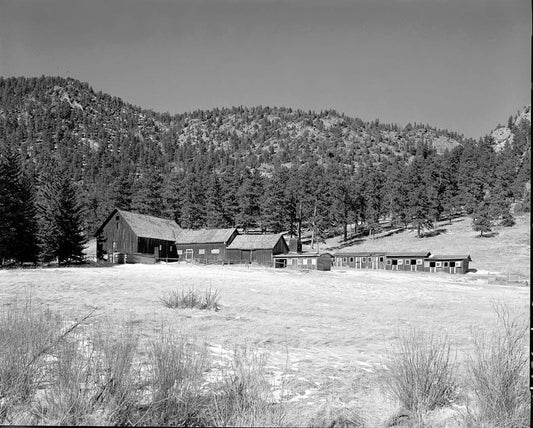 Historic Photo : McGraw Ranch, Barn, McGraw Ranch Road, Estes Park, Larimer County, CO 1 Photograph