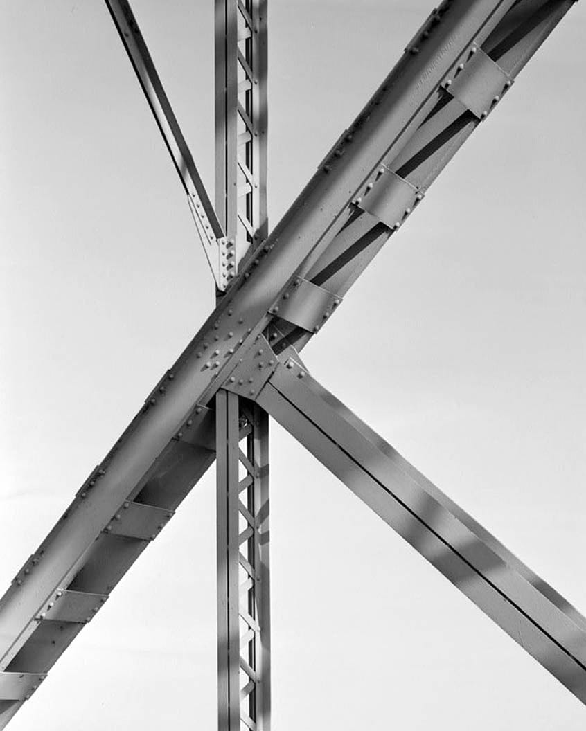 Historic Photo : MacArthur Bridge, Spanning Mississippi River on Highway 34 between IA & IL, Burlington, Des Moines County, IA 55 Photograph