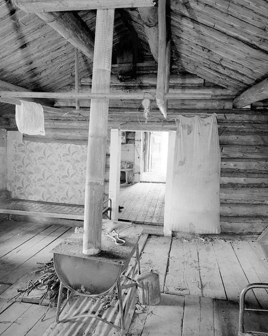 Historic Photo : Ed Biederman Fish Camp, Main Cabin, Yukon River, Eagle, Southeast Fairbanks Census Area, AK 4 Photograph