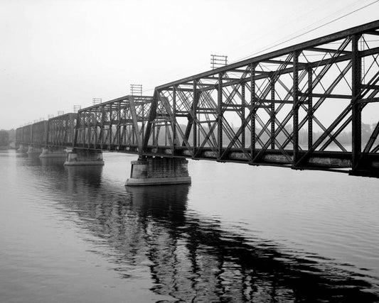 Historic Photo : Burlington Bridge, Burlington, Des Moines County, IA 11 Photograph