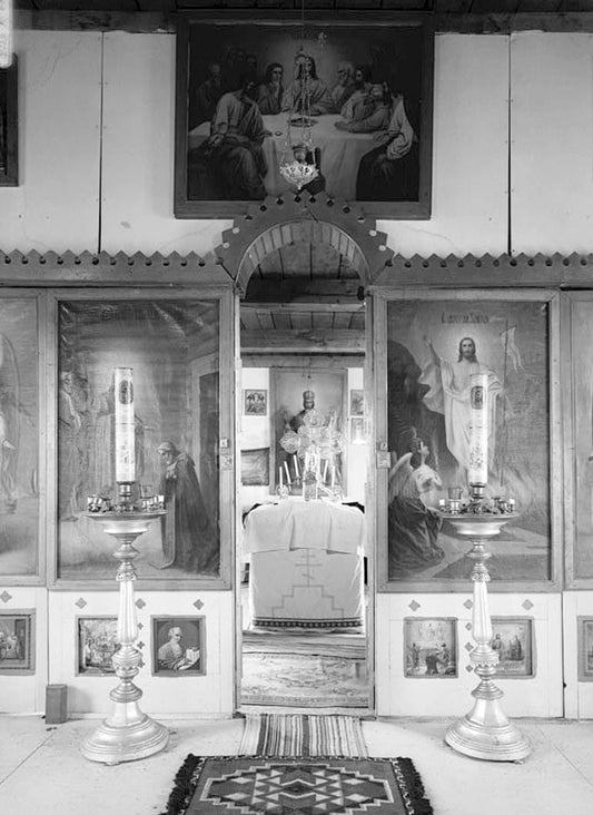 Historic Photo : St. Sergius of Radonezh Russian Orthodox Church, Chuathbaluk, Bethel Census Area, AK 8 Photograph