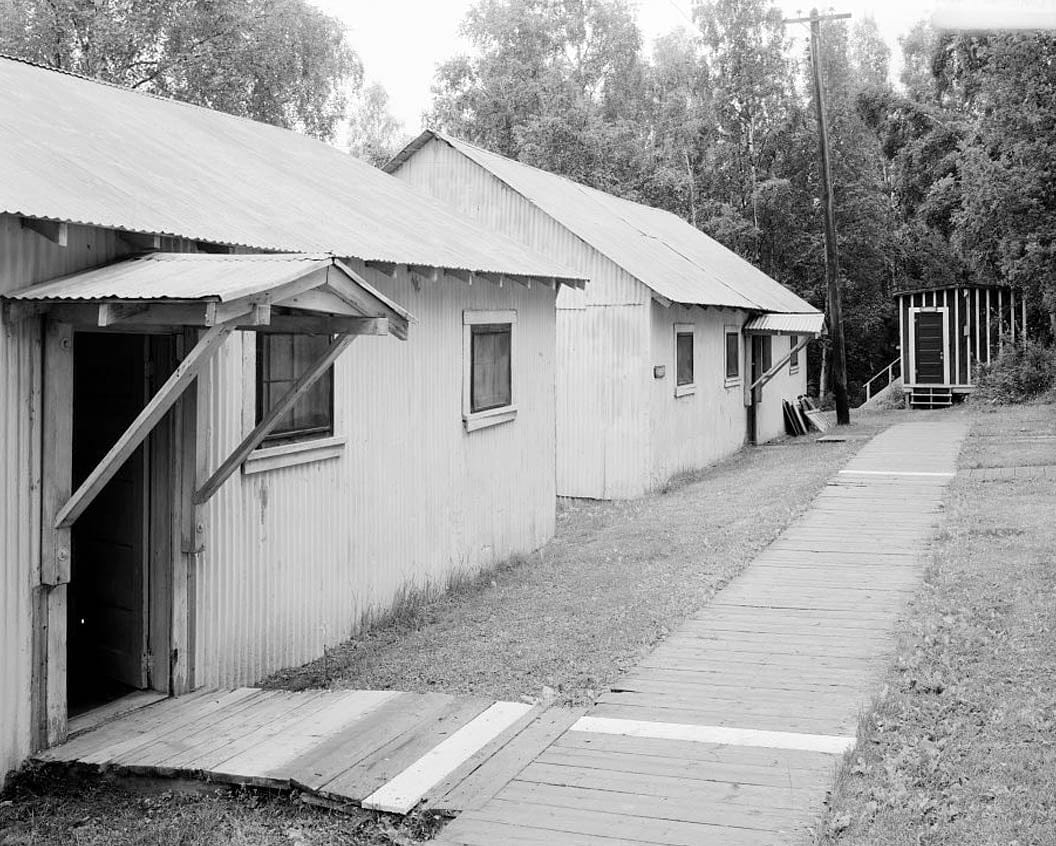 Historic Photo : Cripple Creek, Bunkhouses, Ester, Fairbanks North Star Borough, AK 1 Photograph