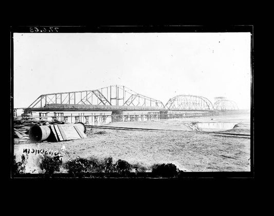 Historic Photo : Pacific Shortline Bridge, U.S. Route 20,spanning Missouri River, Sioux City, Woodbury County, IA 6 Photograph