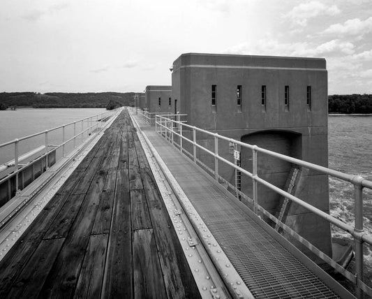 Historic Photo : Upper Mississippi River 9-Foot Channel, Lock & Dam No. 10, Guttenberg, Clayton County, IA 87 Photograph
