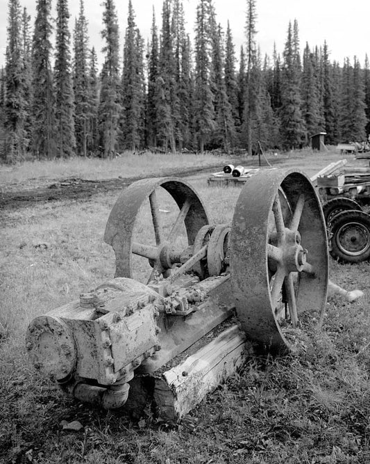 Historic Photo : Ivan Thorall Steam Powered Sawmill, Chisana, Valdez-Cordova Census Area, AK 4 Photograph